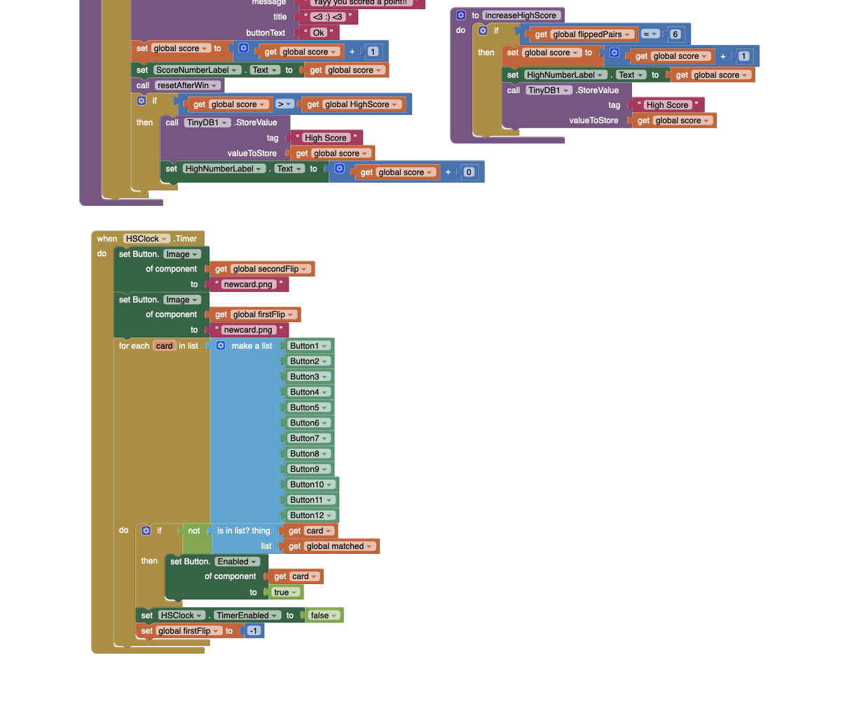 Help with code for Card Game - MIT App Inventor Help - MIT App Inventor  Community