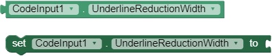 UnderlineReductionWidth