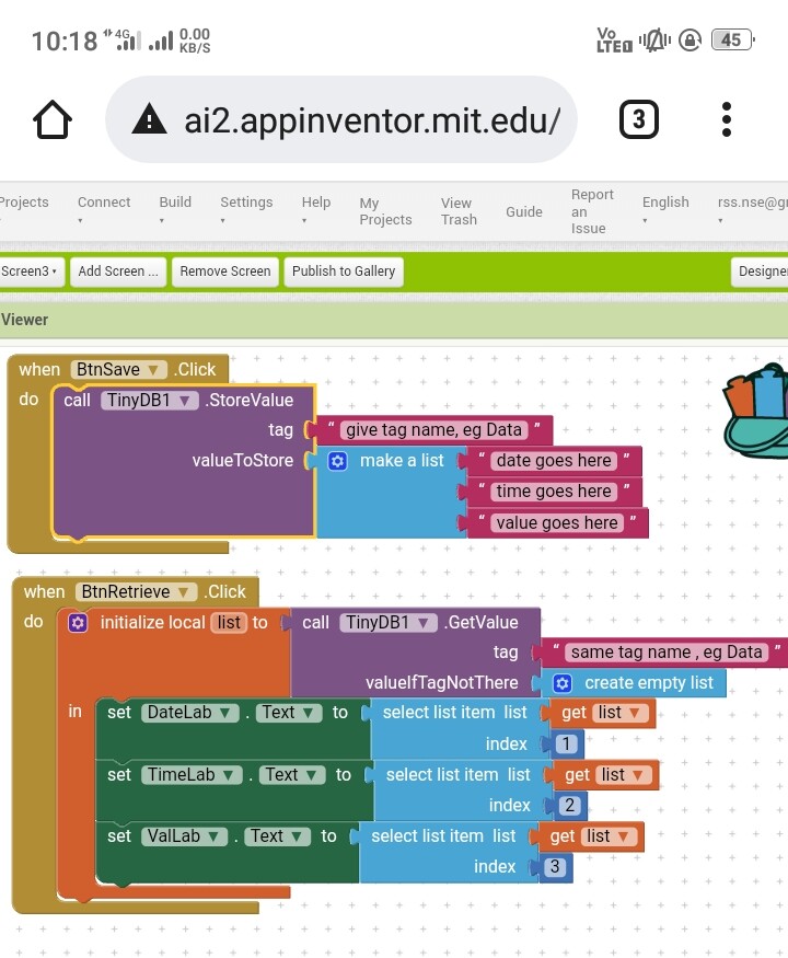 How Do You Use Tinydb And Lists Mit App Inventor Help Mit App Inventor Community 4296