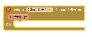 cloudDBerror