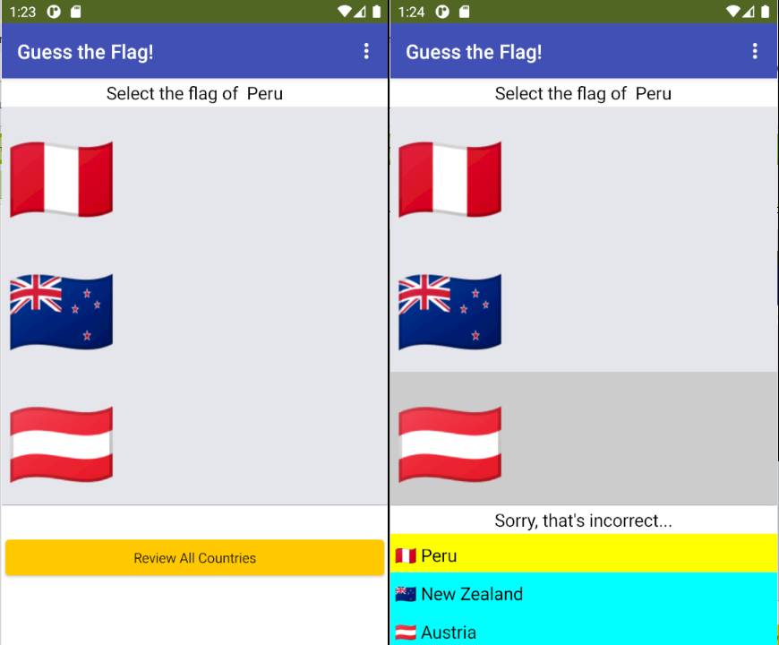 Guess Flags Game - Find Flags Country Quiz Game