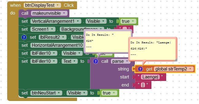 btnDisplayTest with changed start-end