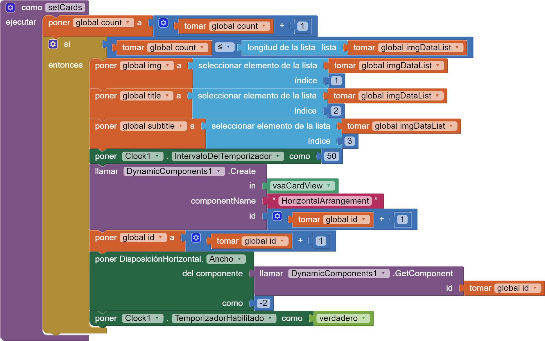  Card Style Listview Using Dynamic Components Extension 61 By