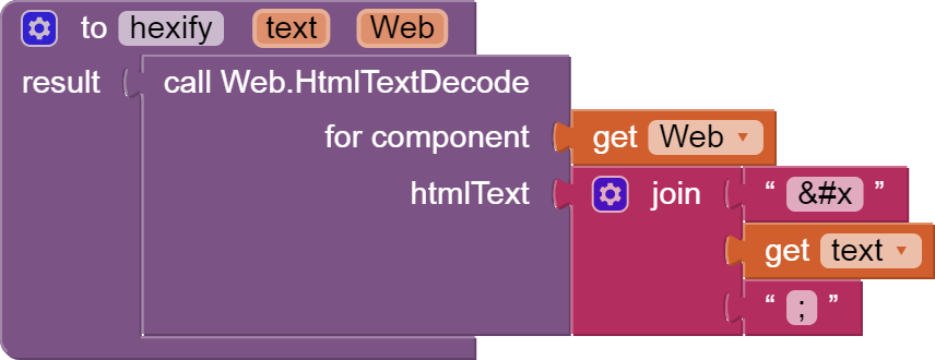 Char Ascii To Hex 0x MIT App Inventor Help MIT App Inventor Community