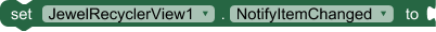 NotifyItemChanged