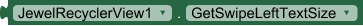 GetSwipeLeftTextSize