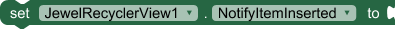 NotifyItemInserted