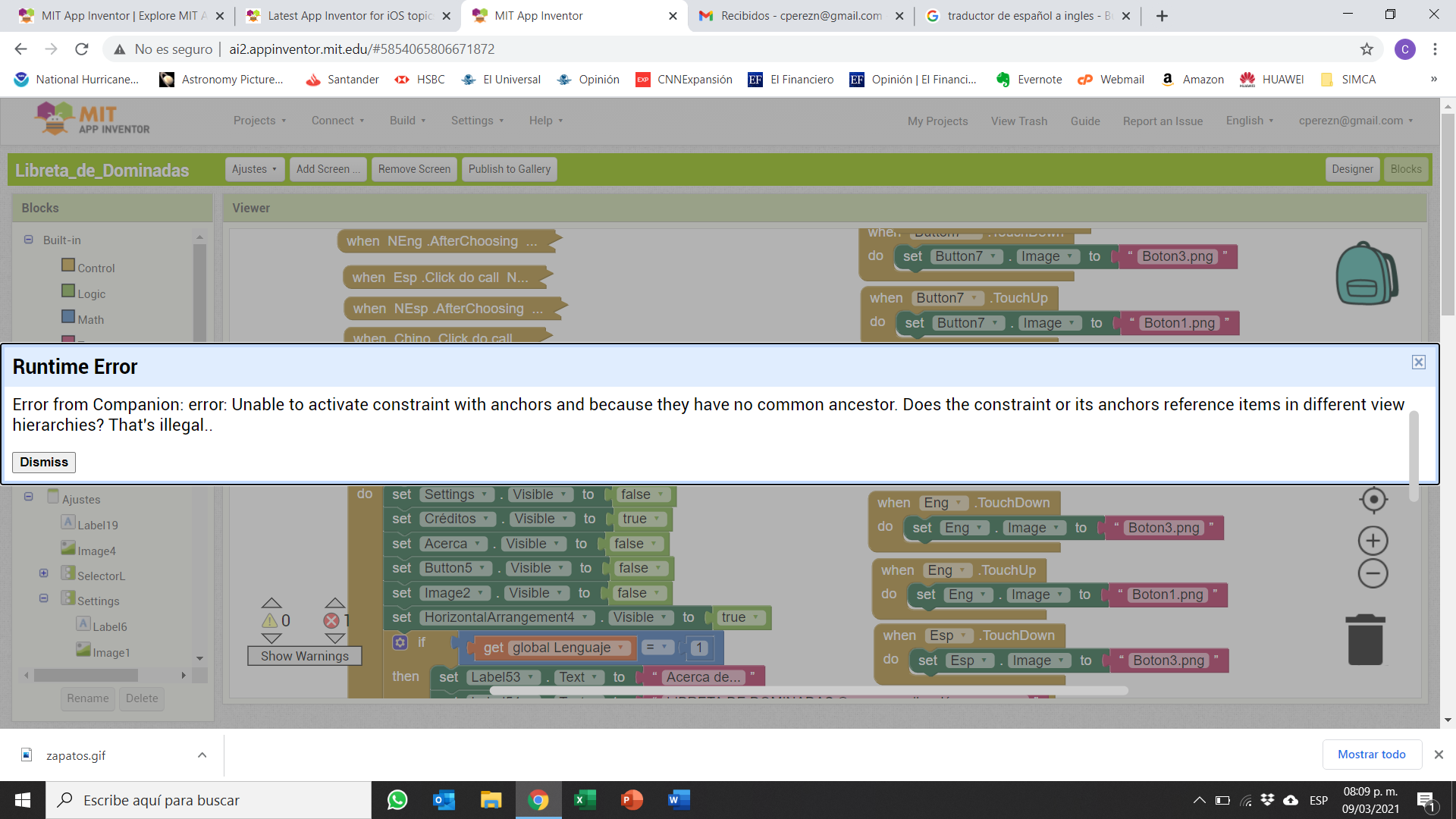 Companion hangs/breaks at 20% with the current Firefox version - 115.4.0 -  General Discussion - MIT App Inventor Community