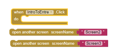 How to Access two Screen by one button - MIT App Inventor Help - MIT