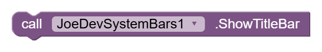 ShowTitleBar_Method