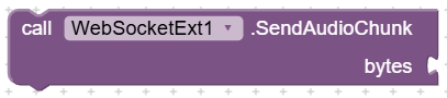 SendAudioChunk