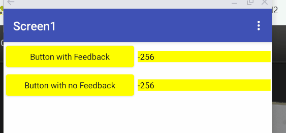 Button Feedback comparison